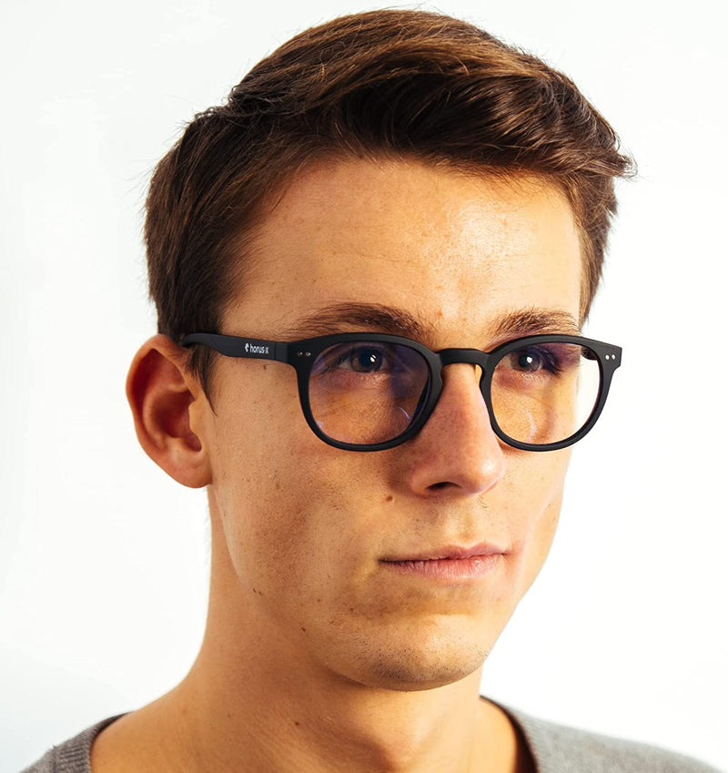 Horus X � Urban Casual Blue Light Blocking Gaming Glasses - Professional Filter Anti-Fatigue for Screens (Video Games, TV, PC) | Clear - BeesActive Australia