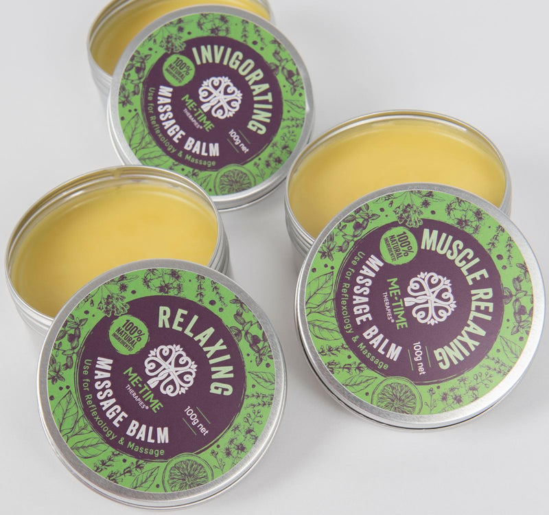 Relaxing, Massage, Balm, Reflexology, Balm(Aromatherapy Oils - Lavender, Bergamot & Geranium) 100g, Me-Time, Therapies - BeesActive Australia