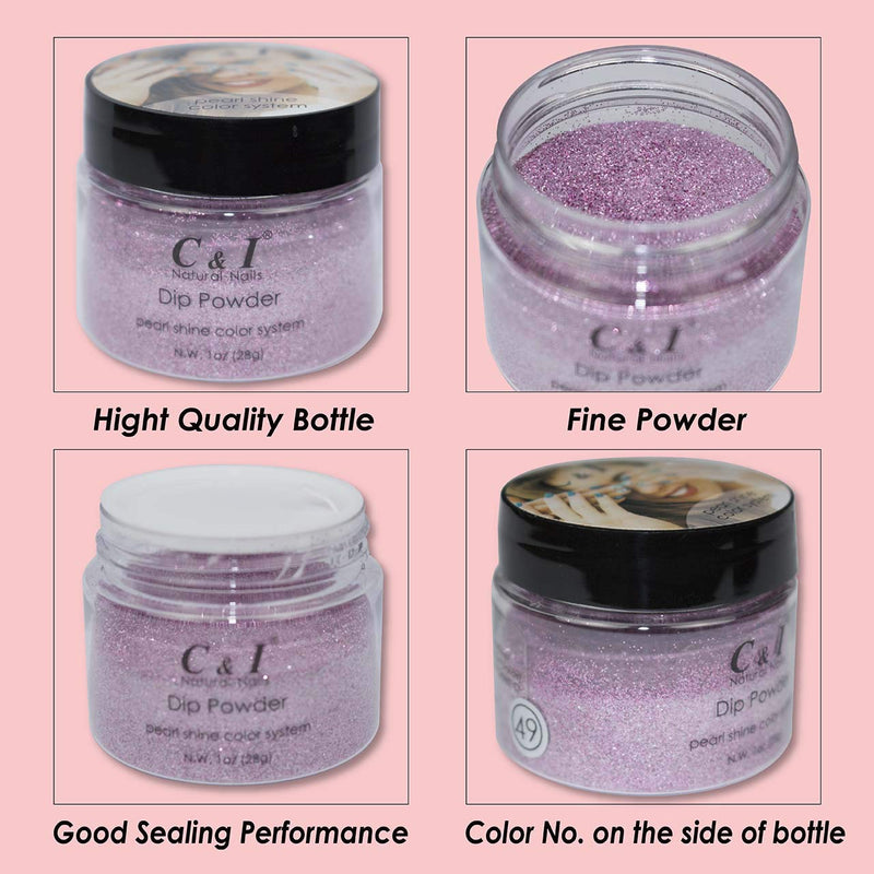 C & I Dip Powder Color No.018 Blush Peal Shine Color System - BeesActive Australia