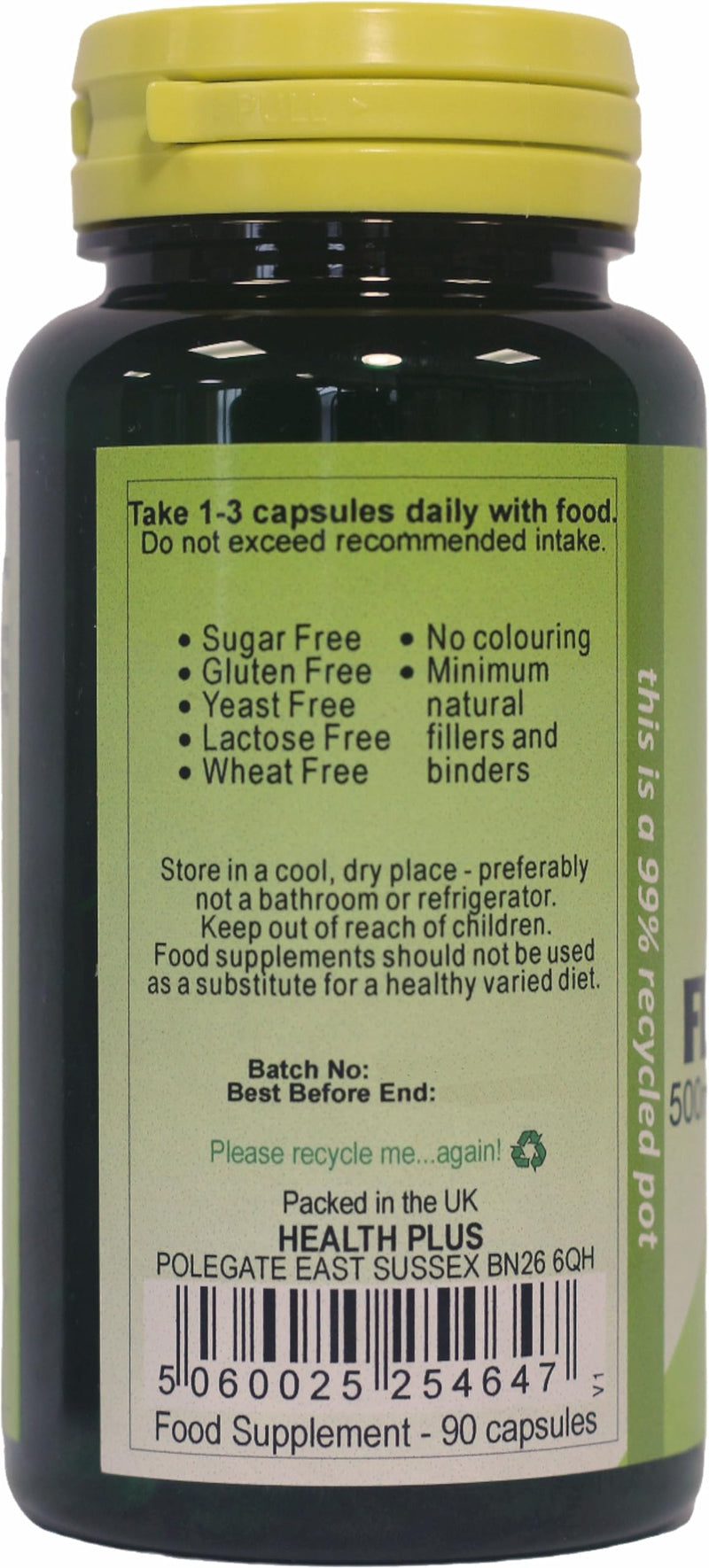 Health Plus Omega Flaxseed Oil 450mg Omega-3, Omega-6 & Omega 9 Supplement - 90 Gelatin Free Capsules - BeesActive Australia