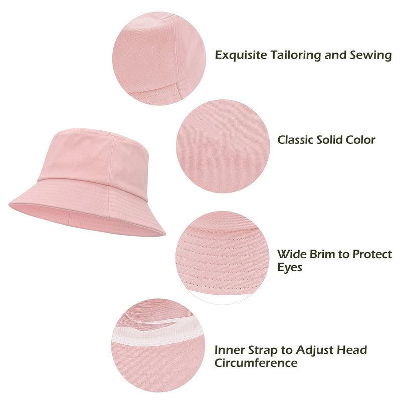Durio Bucket Hat for Women Teens Travel Summer Womens Bucket Hats Packable Beach Sun Hat One Size A White - BeesActive Australia