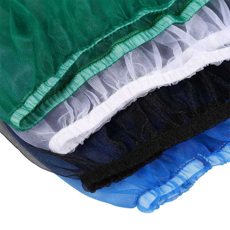 Seed Catcher, Bird Seed Bird Cage Tidy Bird Cage Mesh Net Cover Nylon Pet Bird Cage Seed Catcher Guard, Soft, Breathable and Ventilated,Shell Skirt Decoration(6.10x3.9x1.18 inch) 6.10*3.9*1.18 inch - BeesActive Australia