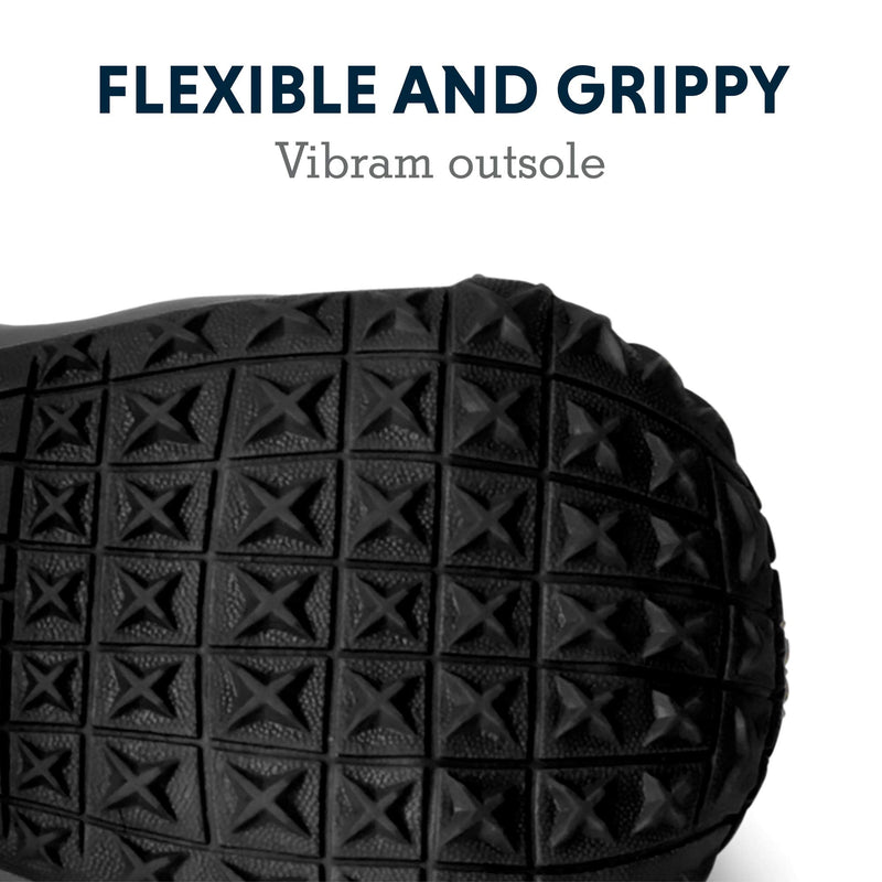 RUFFWEAR, Grip Trex Dog Boots, Outdoor Booties with Rubber Soles for Hiking and Running 2.5 in (2 Boots) Obsidian Black - BeesActive Australia