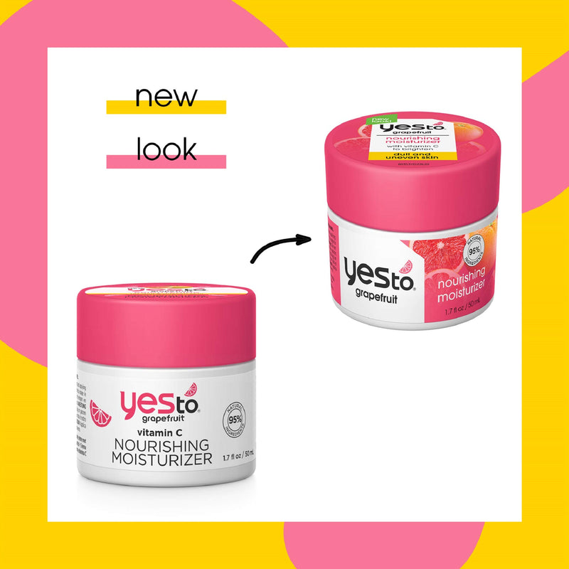 Yes To Grapefruit Brightening Vitamin C Nourishing Moisturizer 1.7 Fl Oz I Dull & Uneven Skin I Moisturize & Replenish Skin I Coconut Oil + Shea Butter + Cocoa Butter I 95% Natural Ingredients - BeesActive Australia