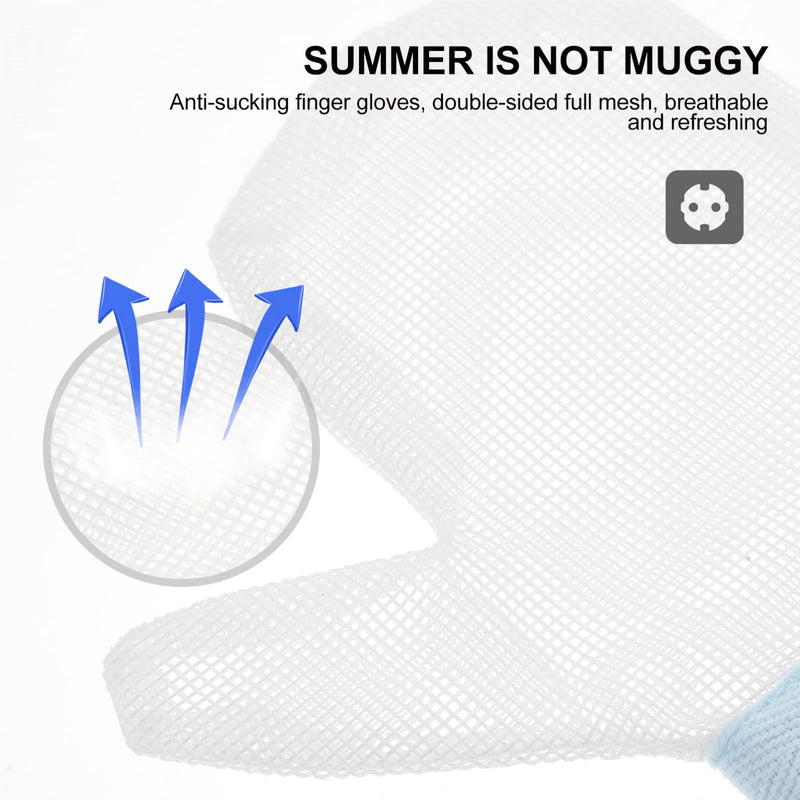 Beavorty 1 Pair Finger Sucking Stop Gloves Baby Thumb Gloves Sucking Stop Infant Finger Guard Sucking Treatment Breathable Finger Gloves M - BeesActive Australia