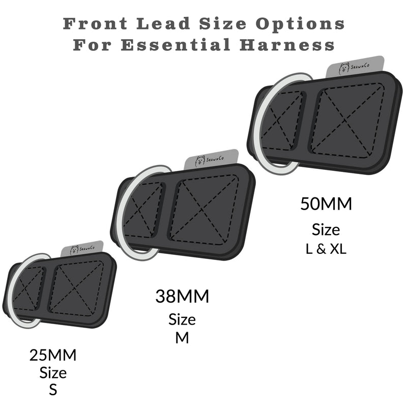 SHAWNCO Front Lead D-Ring Attachment for Essential Dog Harness Large (50MM) - BeesActive Australia