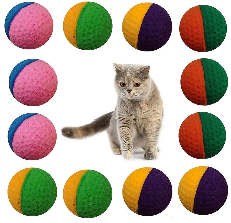 Pet Ball Foam Sponge Ball Cat Toy Soft Bouncy Noise Free Pet Ball Foam Sponge Ball - BeesActive Australia