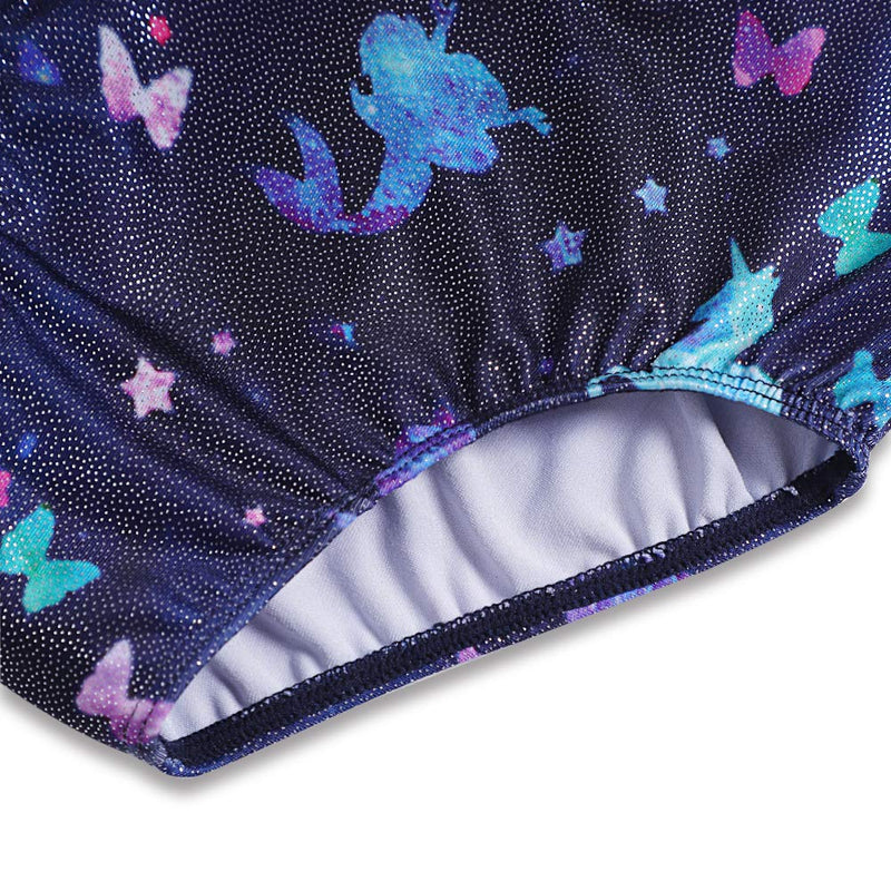 Gymnastics Leotards for Girls Unicorn Pink Purple Sparkly Dancewear Activewear Quick Dry 4-5T Long Sleeve-fancy - BeesActive Australia