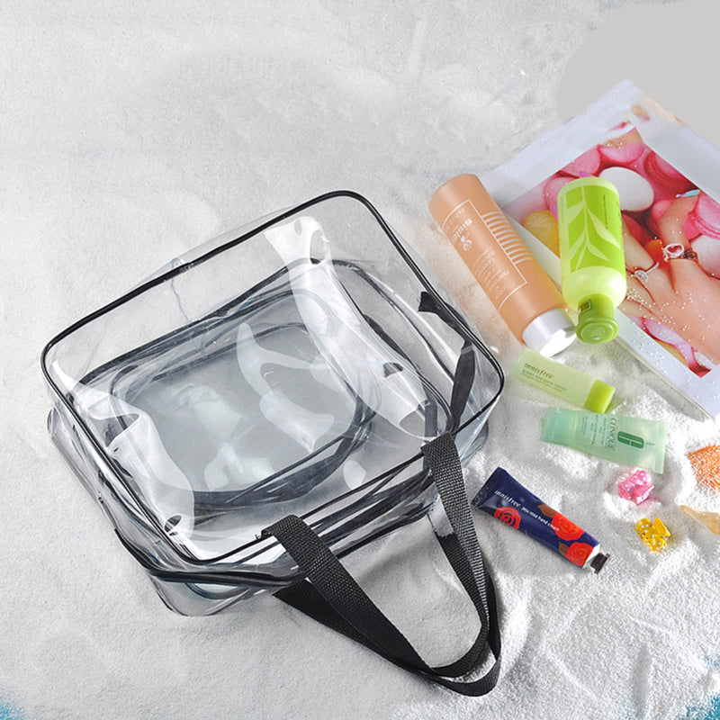 Clear Toiletry Bags, 3 in 1 Clear Cosmetic Bag, Premium Waterproof Transparent PVC Travel Bag Wash Bag Makeup Organiser Bag for Men, Women and Kids. - BeesActive Australia