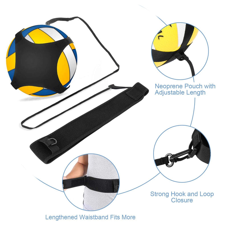 Yosoo Health Gear Football Kick Hands Free Trainer Solo Football Training Aid Soccer Kickback Trainer Adjustable Waist Belt for Kids Adults - BeesActive Australia