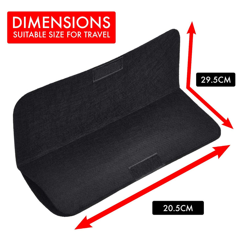 Glamza Extreme Heat Protection Hair Straightener Mat Safety Tongs Resistant Cover Case - BeesActive Australia