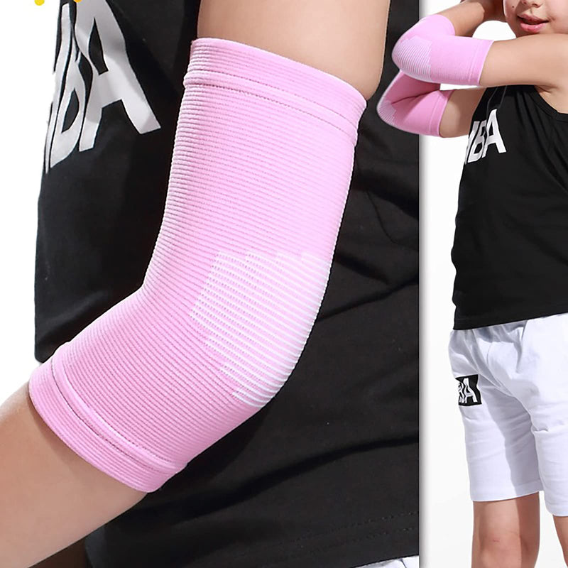 Xingbo Kids Arm Guard,Compression Elbow Pads,Children Elbow Sleeves,Elbow Protection for Cycling Sports Basketball Volleyball(1 PAIR) (Blue) Blue - BeesActive Australia