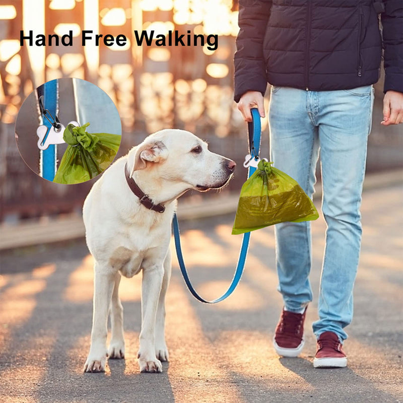 2PCS Dog Poop Bag Holder, Waste Bag Holder, Dog Poop Bag Carrier, Hand Free Holder, Metal Holder - BeesActive Australia