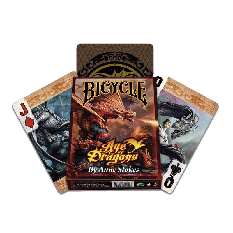 Bicycle Anne Stokes Age of Dragons Playing Cards - BeesActive Australia