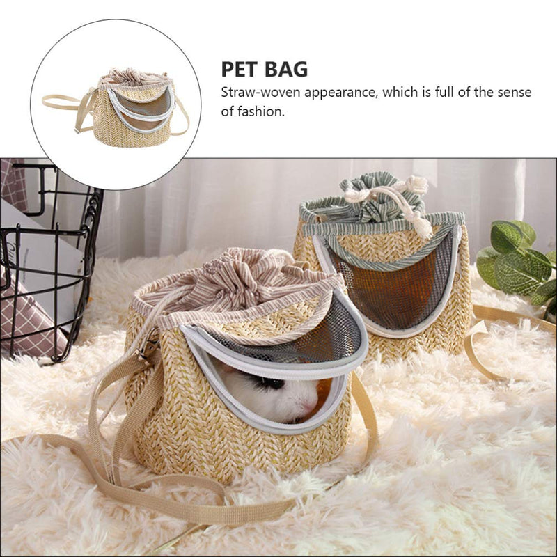 Balacoo Hamster Carrier Bag Small Animal Portable Outgoing Bag Pouch for Sugar Glider Hamster Squirrel Small Animals - BeesActive Australia