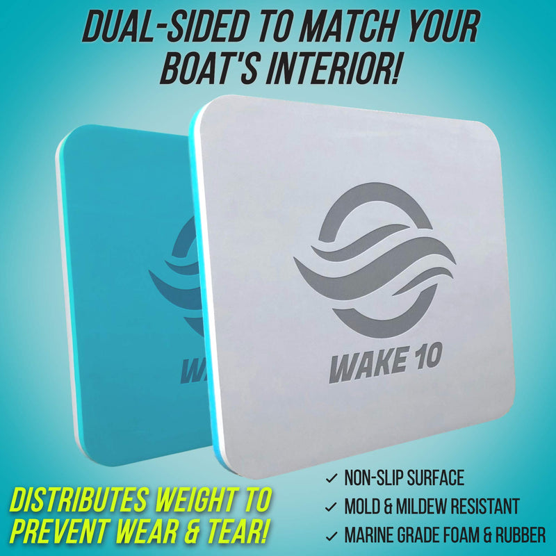 WAKE 10 Step Mat - Waterproof Boat Seat Protector - Prevent Rips in Marine Upholstery and Cushions - BeesActive Australia