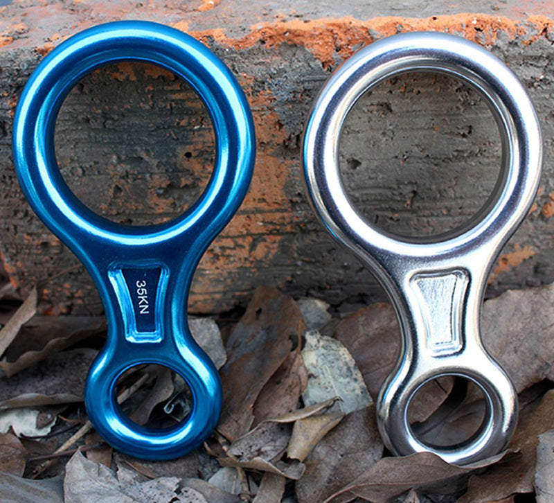 CdyBox 35KN Super 8 Belay Device Titan Figure 8 Descender for Climbing Red - BeesActive Australia