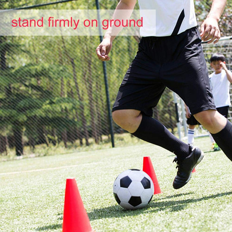 VGEBY1 Soccer Markers, Football Marking Discs Training Holder for Soccer Training Red - BeesActive Australia