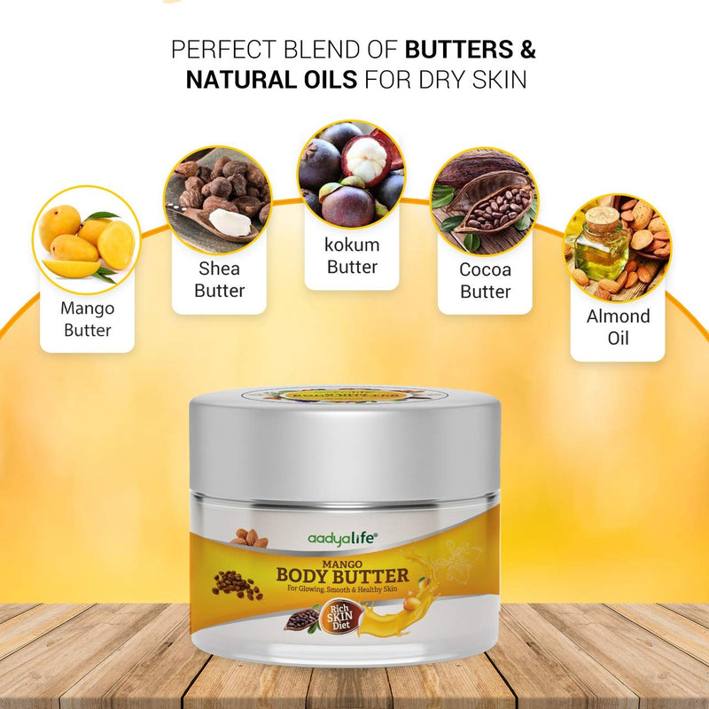 Aadya Life Body Butter (Mango Butter, Pack of 1) Mango Butter - BeesActive Australia