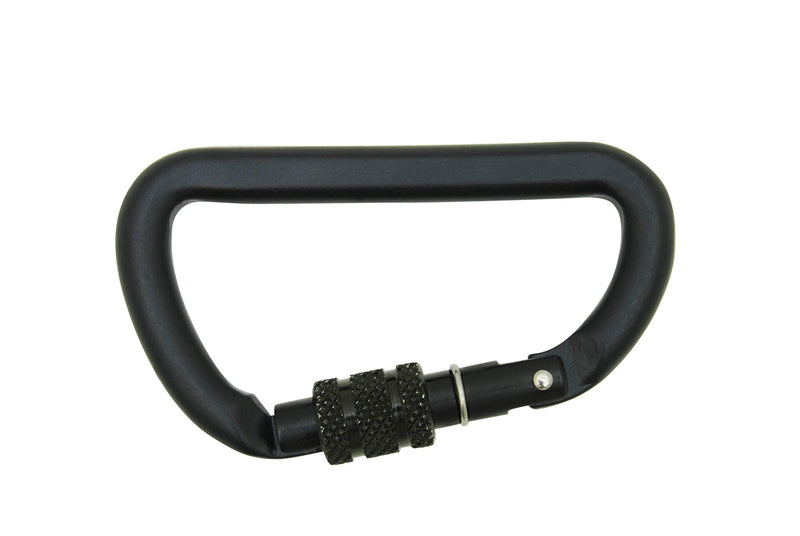 Kong Mini D Screw Gate Carabiner Black - BeesActive Australia