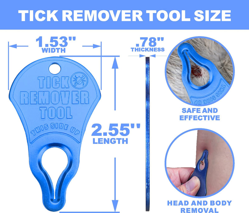 Tick Remover Tool 3 Pack, Suitable for Pets, Animals, and Humans, Portable Outdoor Living Essential Tick Remover Tools, Quick and Safe, and Reliable. - BeesActive Australia