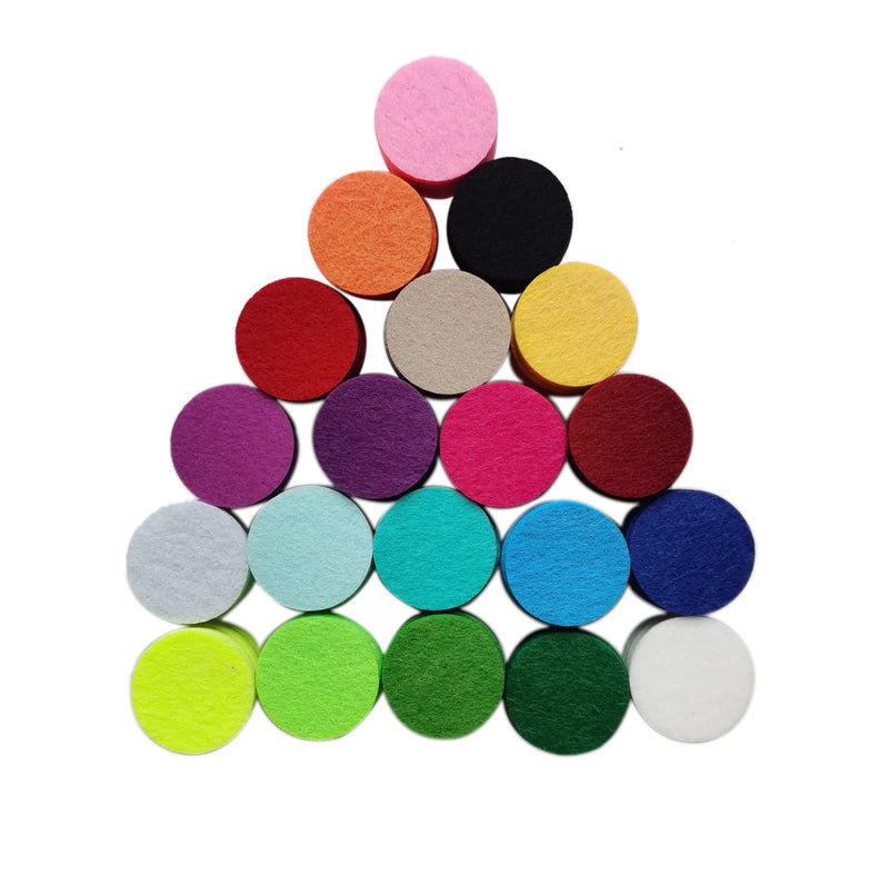 260 Pcs 30mm Aromatherapy Diffuser Pad Round Fibre Replacement Refill Pads Essential Oil Diffuser Pad Air Freshener 20 Colors Accessories - BeesActive Australia