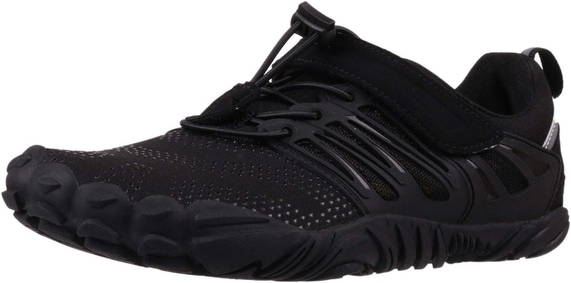 Joomra Women's Minimalist Trail Running Barefoot Shoes | Wide Toe Box | Zero Drop 8.5 All Black - BeesActive Australia