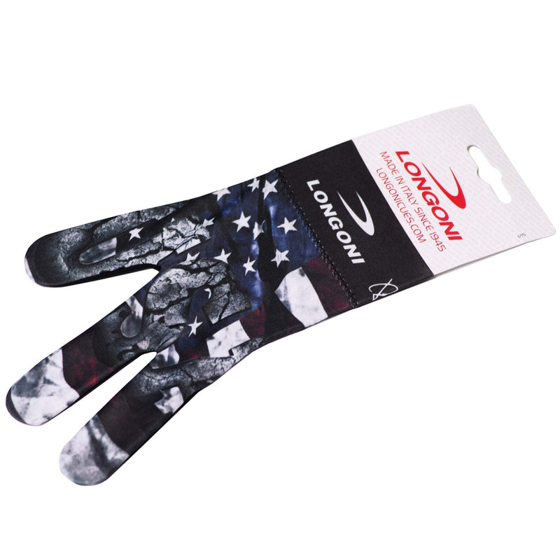 Longoni Billiard Pool Cue Glove Fancy Flag 4 for Left Hand - BeesActive Australia