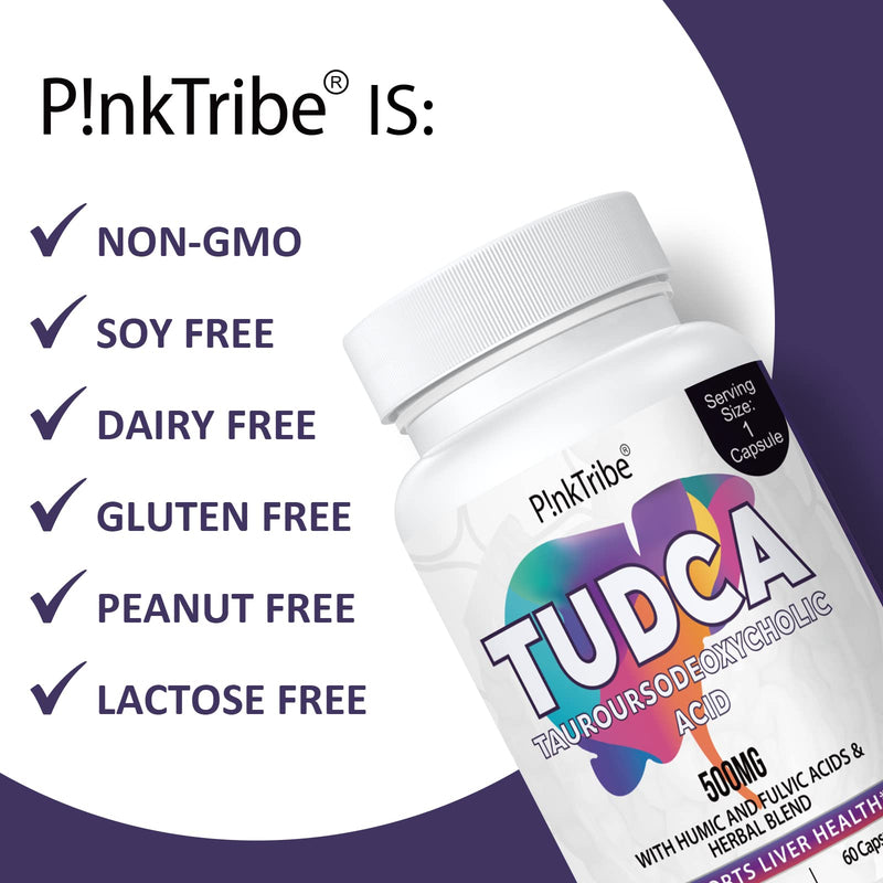 Bile Salt Capsules TUDCA 500mg 120 Capsules, Tauroursodeoxycholic Acid with Humic and Fulvic Acids, Beet Root and More, Tudca Bile Salt Supplement for Liver Health and Repair, Digestion 2 - BeesActive Australia