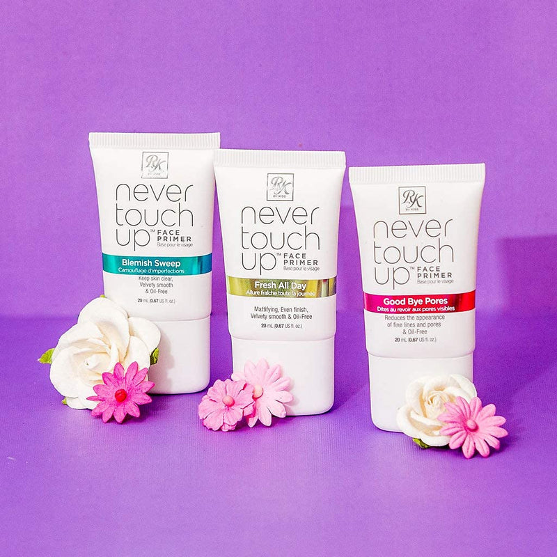 Ruby Kisses Never Touch Up Face Primer Reduces the appearance of fine lines and pores, Oil-Free RFP02 (Good Bye Pores) Good Bye Pores - BeesActive Australia
