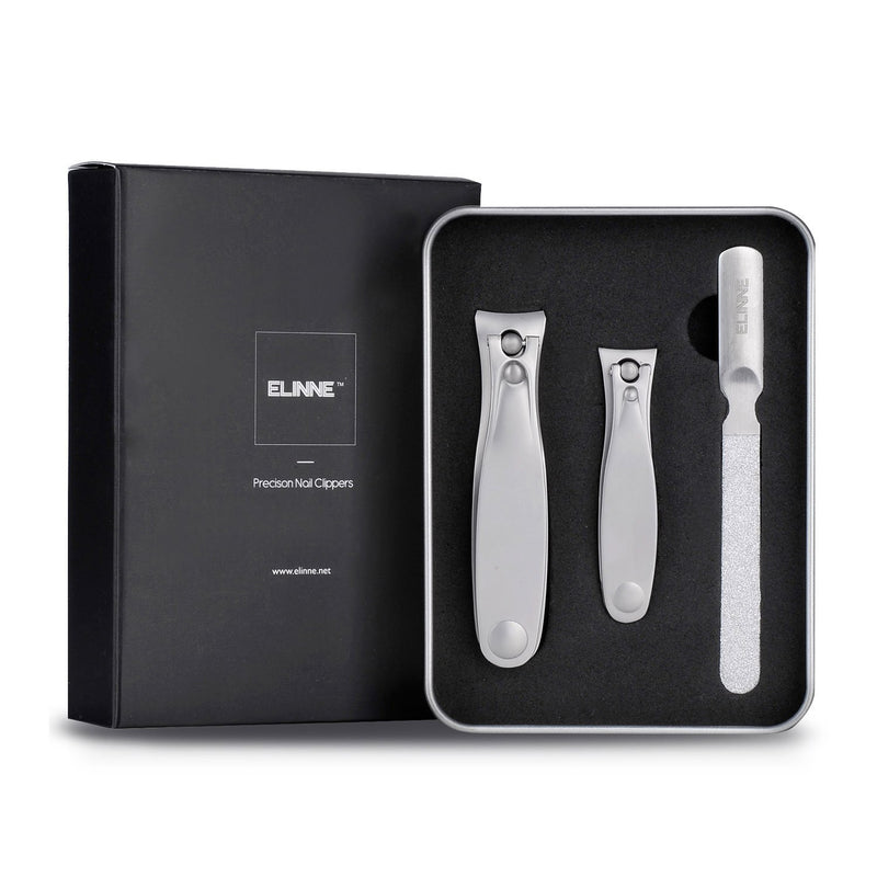 Elinne Nail Clipper Set, Stainless Steel - BeesActive Australia