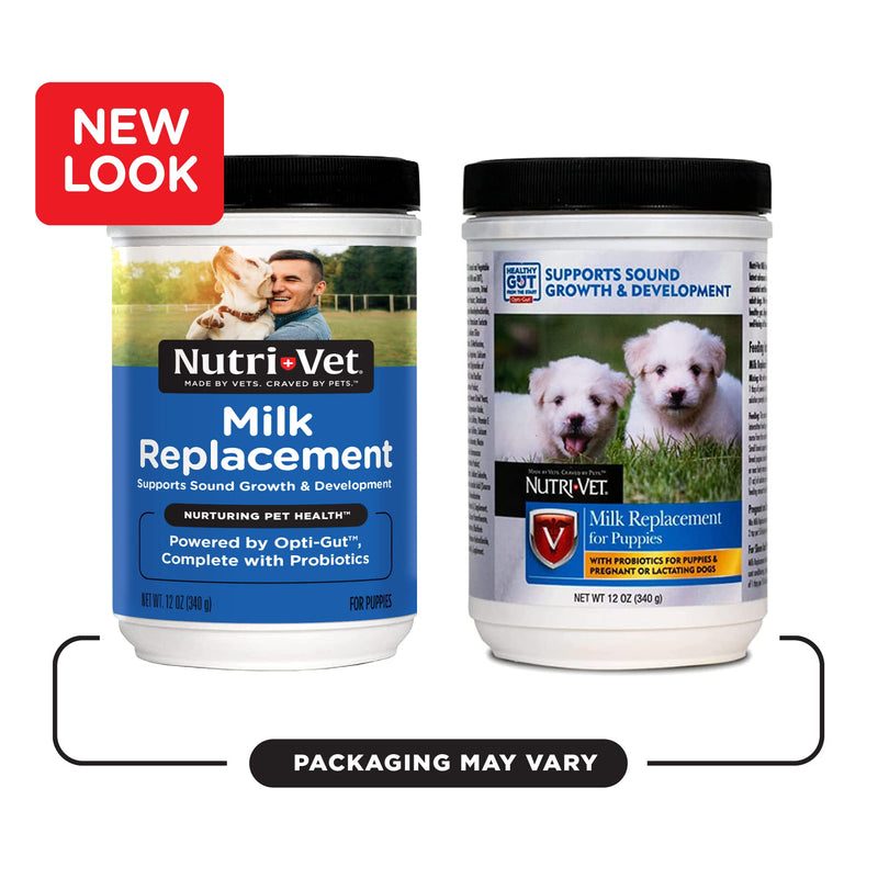 Nutri-Vet Milk Replacement For Puppies | Healthy Gut Support with Probiotics | 12 Ounces - BeesActive Australia