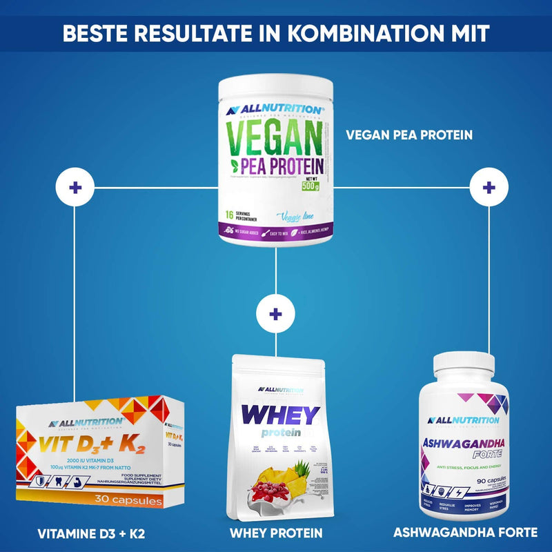 Allnutrition Vegan Pea Protein, Vanilla, 500g Pea Vanilla - BeesActive Australia