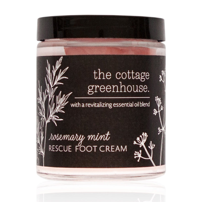 The Cottage Greenhouse Rosemary Mint Rescue Foot Cream - BeesActive Australia