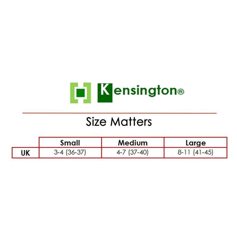 Kensington® Compression Socks For Women Men Black Cushioned Anti-Dvt Size Unisex – Medical Flying Running Pregnancy Nurses Flight Travel Sport Varicose Veins - Pain Relief Recovery Endurance Stamina 8-11 - BeesActive Australia