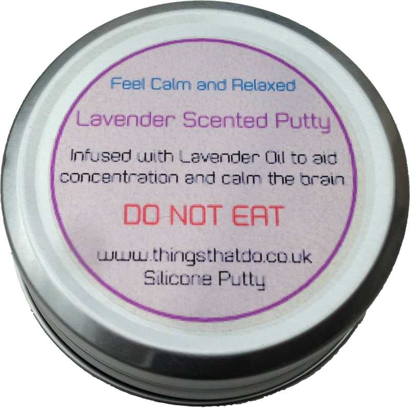 Dr Clever Stress Putty | Sensory Relief | Fidget Toy | Relax and Concentrate | Lavender Scented 20g tin - BeesActive Australia