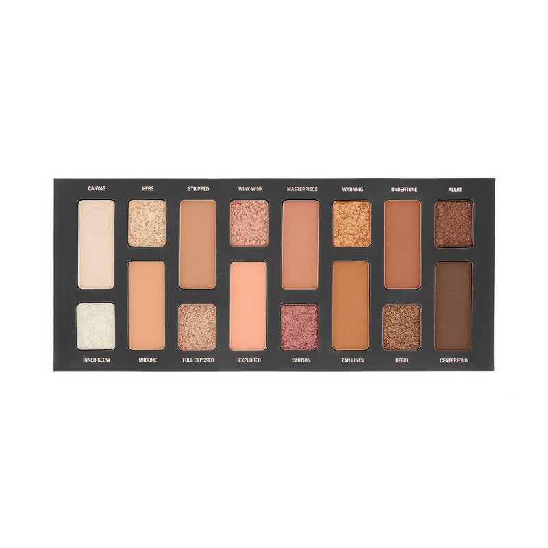 W7 Nudification Pressed Pigment Palette - 16 High Impact Nude Colors - Flawless Long-Lasting Glam Makeup - BeesActive Australia