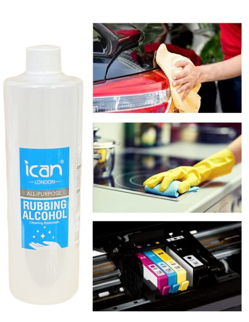 ICAN Multi Purpose isopropyl rubbing Alcohol 99.9% Pure Isopropanol 500ml ( 17.59 oz ) - BeesActive Australia