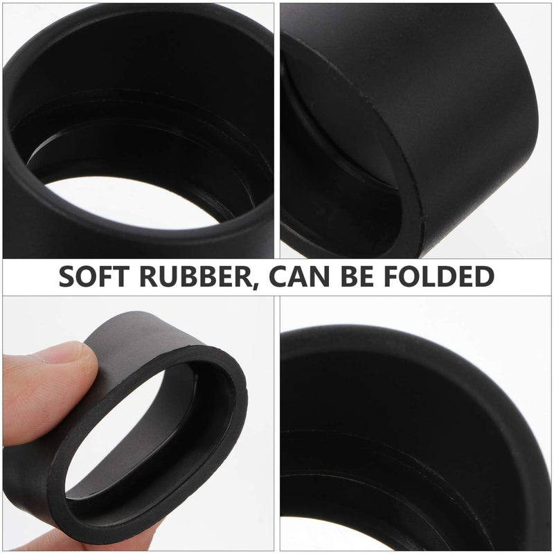 TEHAUX 2PCS 33 mm Inner Diameter Eye Guards Microscope Telescope Eyepiece Eye Piece 32-35mm Rubber Eye Cups - BeesActive Australia