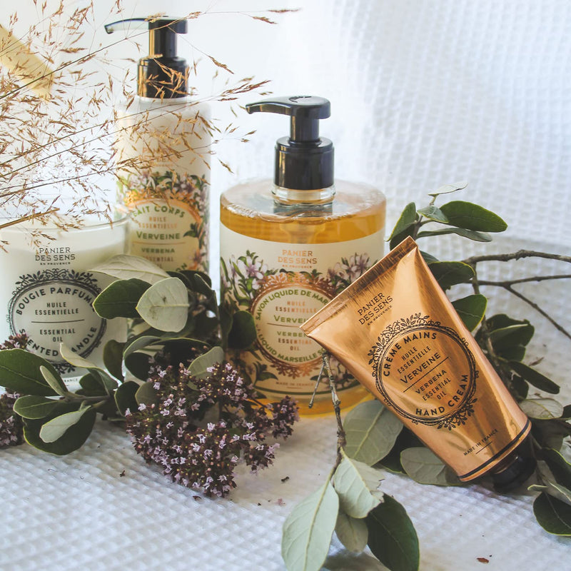 Panier des Sens Verbena Hand cream for dry cracked hands with Olive oil & shea butter, hand lotion - Made in France 97% natural - 1Floz/30ml 1 Fl Oz (Pack of 1) - BeesActive Australia