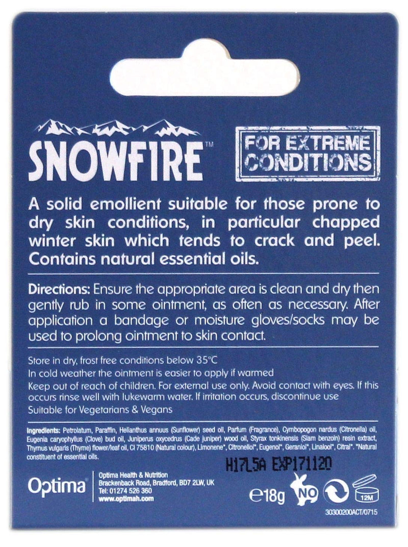3 x Snowfire Ointment Stick - Solid Emollient Ointment for Dry Skin - More Op... Grey 4 - BeesActive Australia