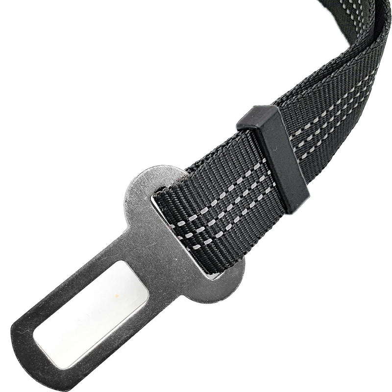 Yiaizhuo 2 Dog Car Harness Seatbelt Seat Belt Leash Travel Accessories Bungee Anti Shock Pet Cat Adjustable Lead Clip Safety Seats Belts Black 2 Packs - BeesActive Australia