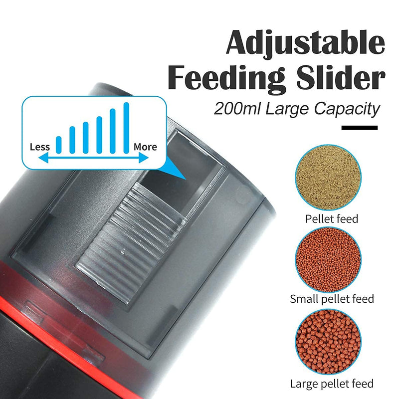 Automatic Fish Feeder - USB Rechargeable Timer Fish Feeder, Fish Food Dispenser for Aquarium or Fish Tank LY-019 - BeesActive Australia