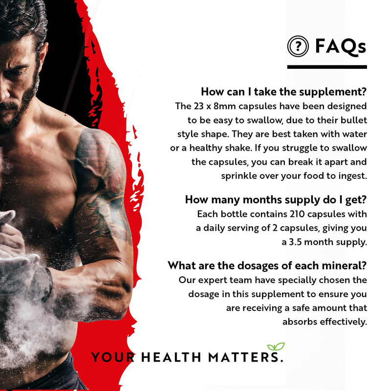 Test Booster for Men - 210 Vegan Capsules - 1450mg per Testosterone Supplement Serving - TESTOMAX™ 2.0 Contains 17 Active Ingredients Incl. Ashwagandha KSM 66®, CoQ10, Maca Root - Made by Nutravita - BeesActive Australia