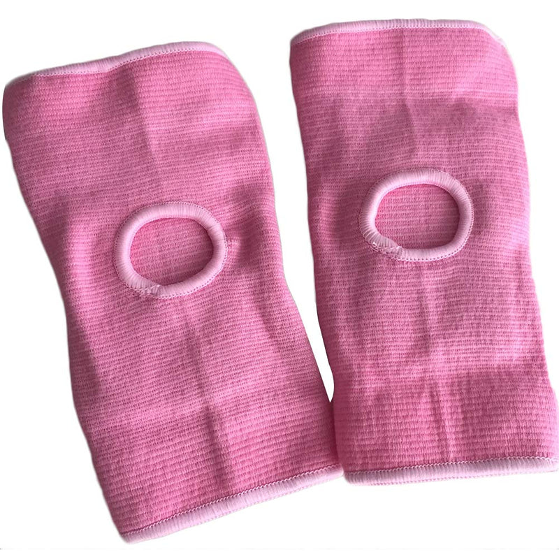 LUNA VOW 1 Pair Kids Protective Knee Pads Breathable Flexible Elastic Knee Sleeve Pad Support Protector for Volleyball, Dance (Pink, S for 3-10 Ages) - BeesActive Australia