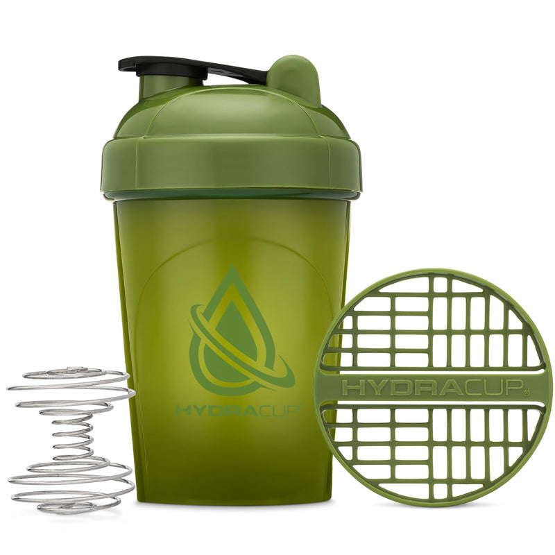 HydraCup [4 Pack] - 20oz Shaker Bottle for Protein Mixes, Barbell Blender Wire Whisk & Mixing Grid, Shaker Cup BPA Free 4 Pack Dark - BeesActive Australia