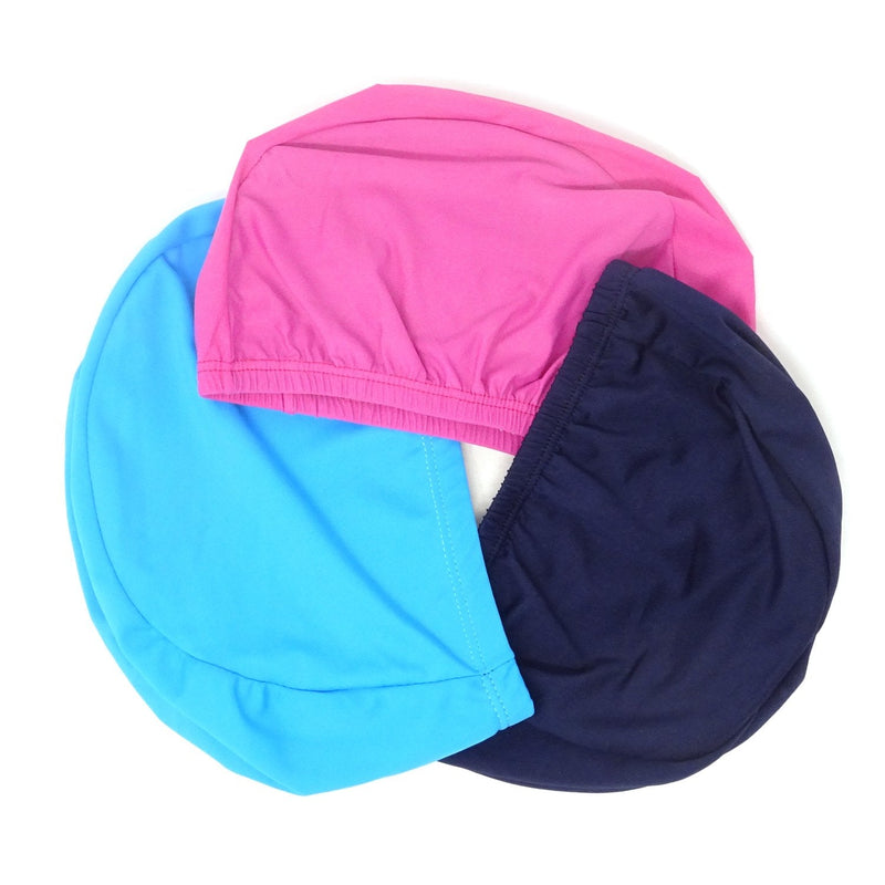 HONBAY 3PCS Solid Color Swim Cap Swimming Cap Swimming Hat for Kids and Adult(not for Long Hair) - BeesActive Australia