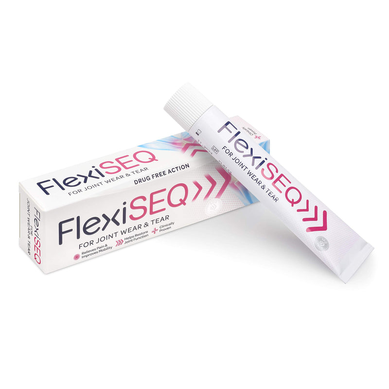 Flexiseq for Joint Wear & Tear Gel, 100g, Drug-Free, Pain Relief Gel, (Packaging May Vary) 100 g (Pack of 1) - BeesActive Australia