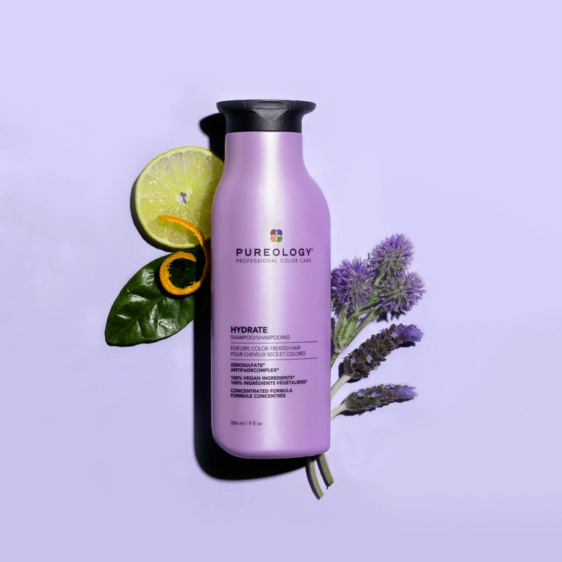 Pureology | Hydrate | Moisturising Shampoo & Conditioner Duo Set | For Medium to Thick Dry, Colour Treated Hair | Vegan | 266ml - BeesActive Australia