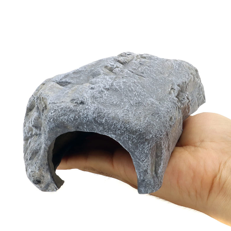 JIHAQUA Reptile Rock Reptile Hide Cave Hideout Terrarium Habitat Decor Ornament Shelter Style B - BeesActive Australia